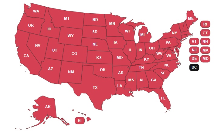 Post Roe Map National Map – Click on Each State for More Info – NEW Handbook for a ...